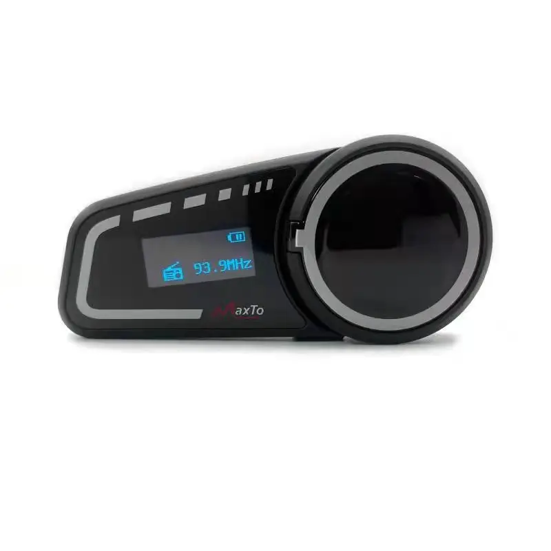 

Motorcycle Bluetooth Headset Maxto M2C 6 Riders Group Helmet Communication with LCD Screen Universal Motorbike Intercom