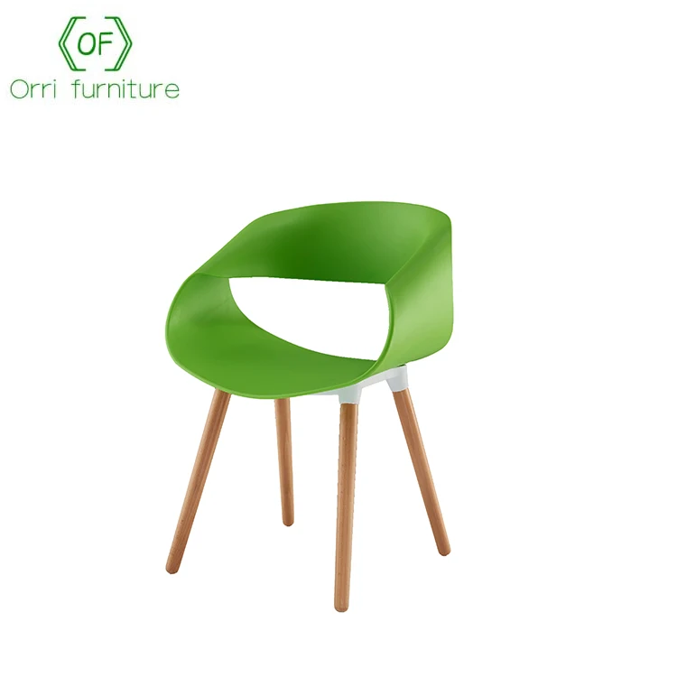 

Orri Furniture high quality modern italian green plastic chair, Green orange red