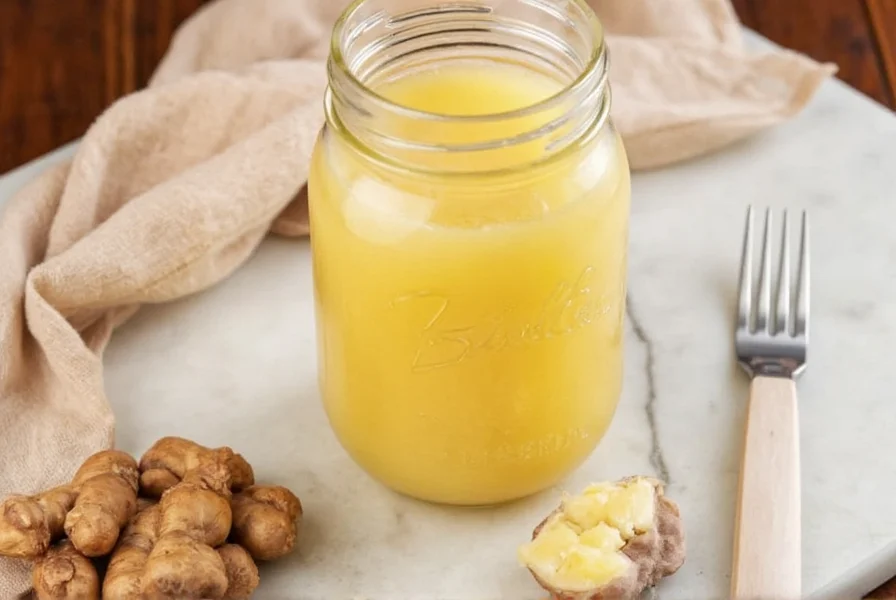 Ginger pieces frozen on baking sheet before transferring to storage container