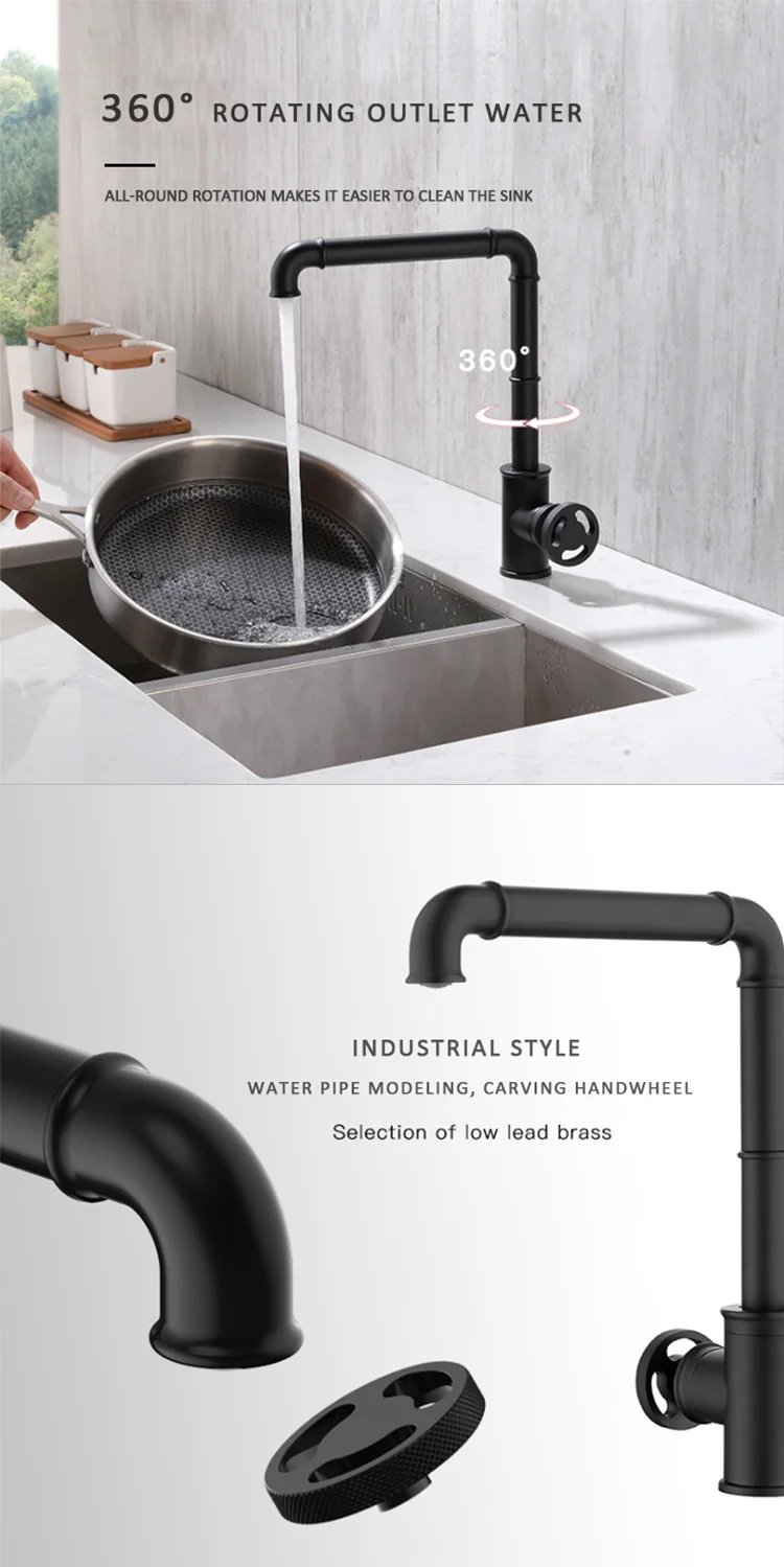 2020 cheap price brass faucet ORB black color mixer hot cold water sink mixer faucet kitchen mixer