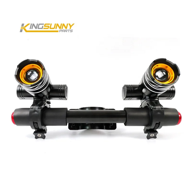 New Arrival Modified Lights for M365 / Pro / 1S / Essential / Pro2 Electric Scooter Parts Double Lights with Kids Handle bar