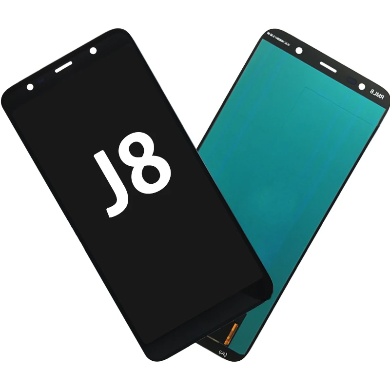 

Original mobile phone lcd for j8 j800 SM-J810G SM-J810F J810Y oled lcd display, Pantalla amoled incell screen for j8, Black
