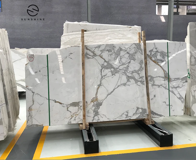Good Quality Italy Bianco Callacatte White Marble Slabs for Project