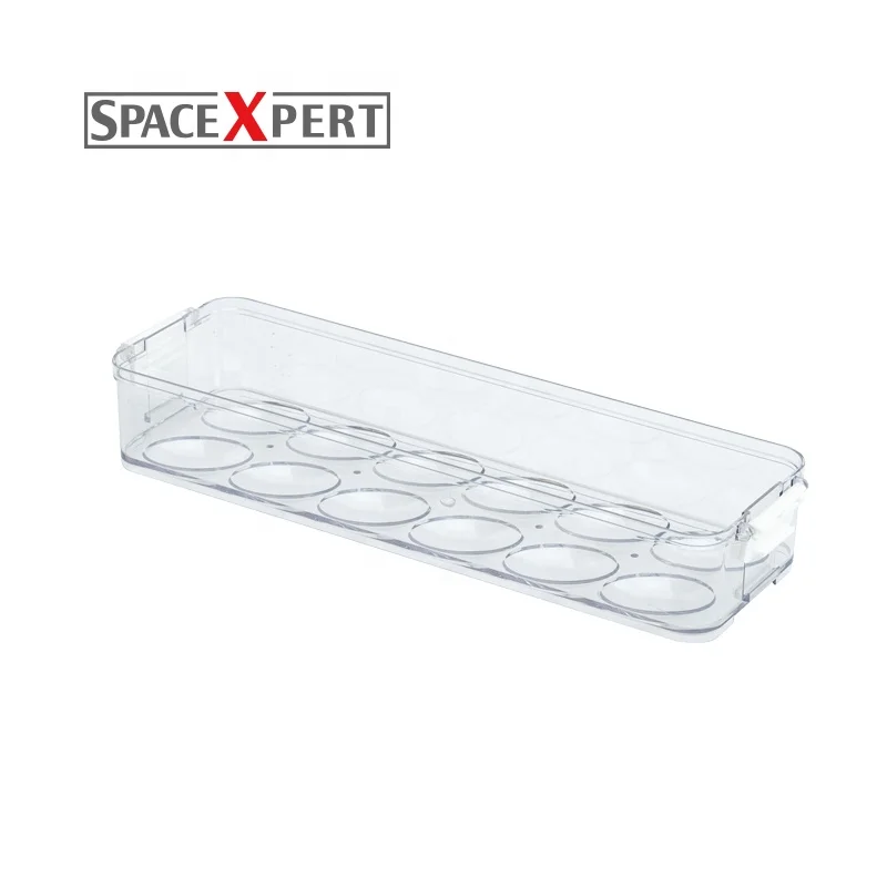 

Stackable acrylic dumpling and eggs storage tray refrigerator organizer bins