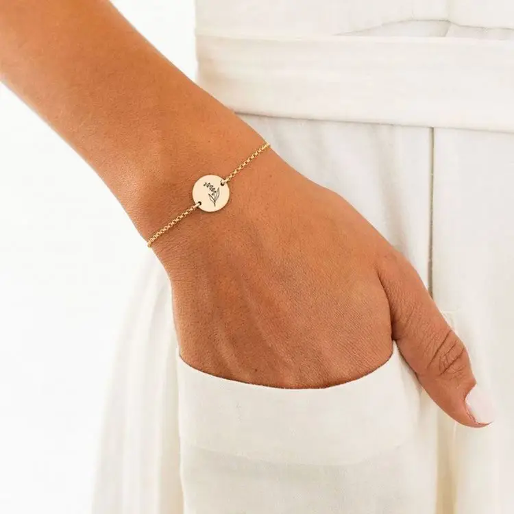 

Stainless Steel Fashion Pendant Women Bracelet