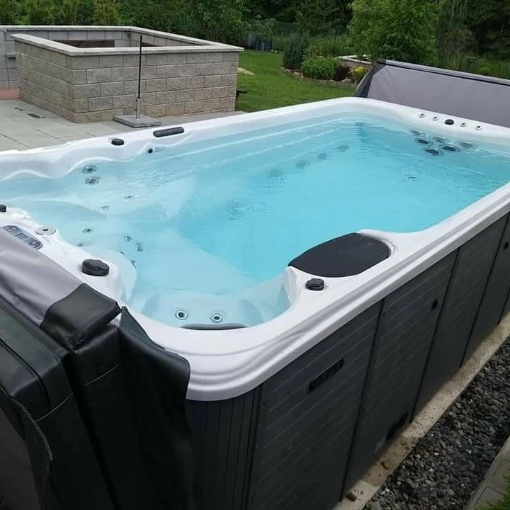 

2022 trending massage spa whirlpool swimming endless pool