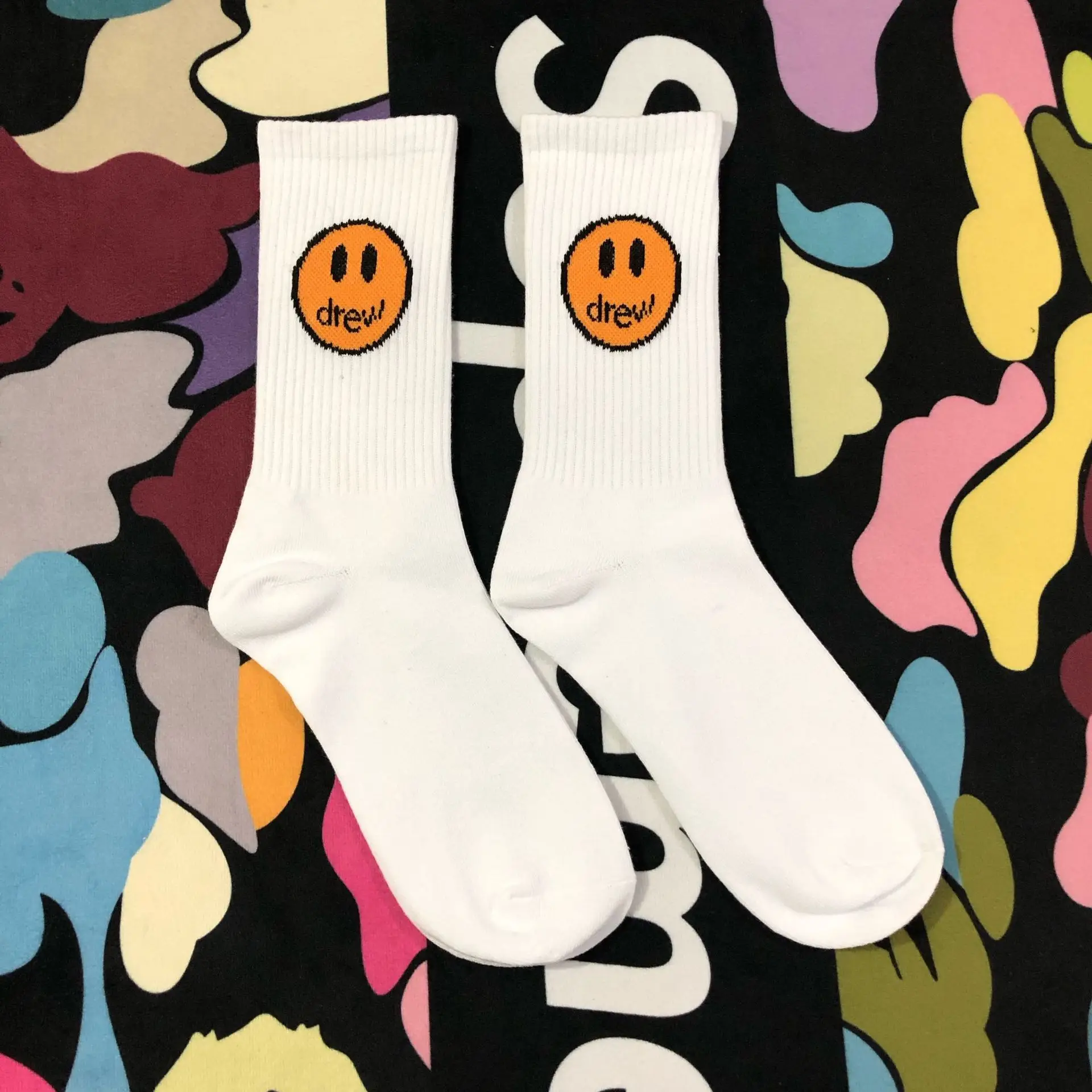 

2020 winter new arrival sports socks Fashion luxury brand products dollar and letters soft cotton couples socks men women socks