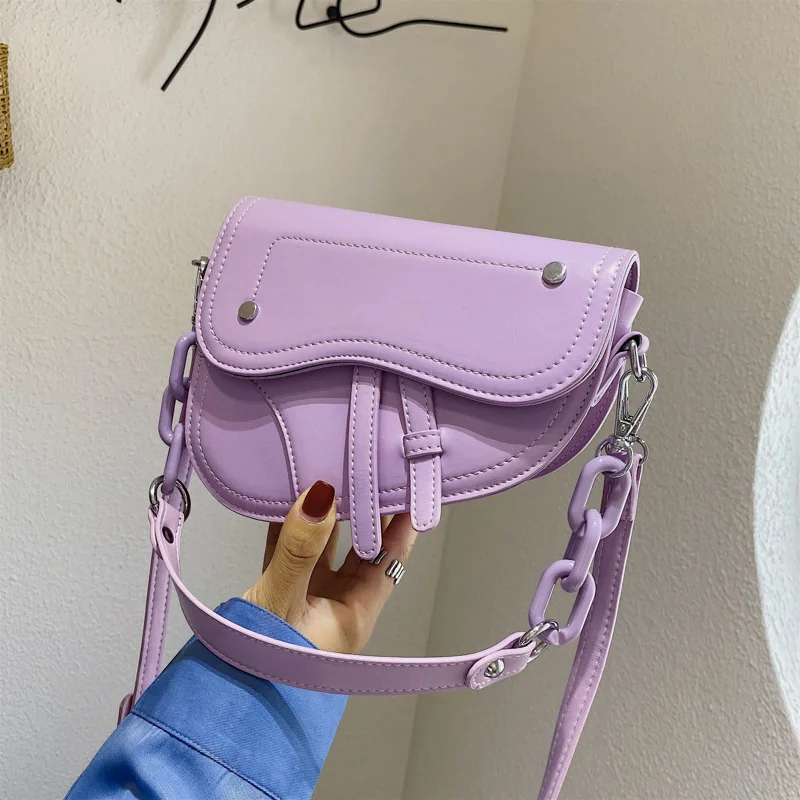 

High Quality PU Luxury Shoulder Bags Women Handbags Ladies Hot Styles Makeup Bag New Chic Women Hand Bags 2021, White, yellow, purple, green, black