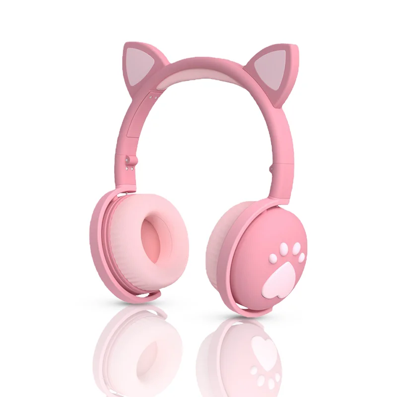 

2021 Design Bk1 Headset Blue Tooth Earphone Cute Cat Ear Macron Headphone Wireless Sports Earbuds Blue Tooth Headset, Multicolors options