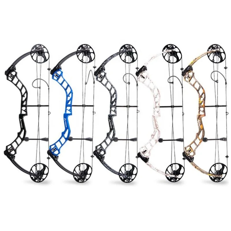 

TopArchery Trigon Compound Bow and Arrow Full Package 19-70Lbs IBO 320fps archery compound bow and arrow set, As picture