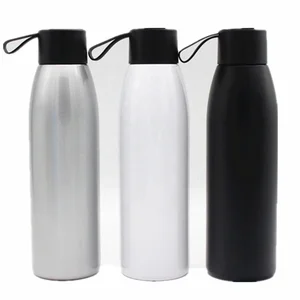 Image of 500ml Stainless Steel Vacuum Double Wall insulated Customized Logo sport water bottle with handle rope