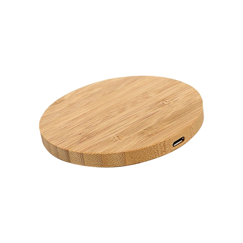 

Custom Logo Cargadores Carregador Chargeur 5W Wooden Charger Wireless Charging Pad Qi Mobile Phone Fast Wireless Charger