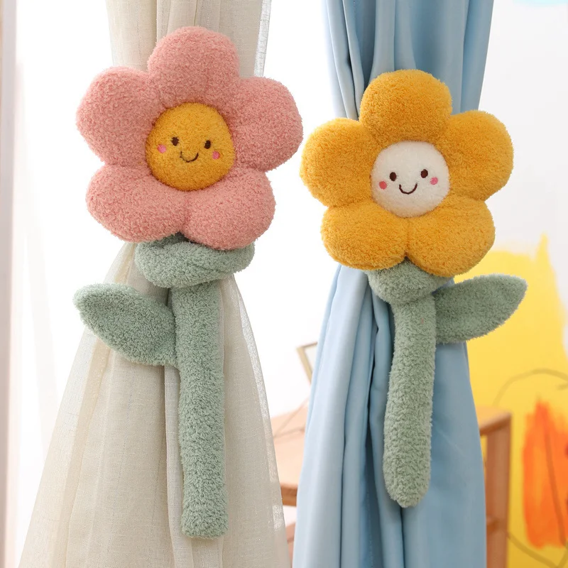 

Cartoon Flower Curtain Buckle Decorations for Home Custom Plush Toy Manufacturer Promotion Stuffed Toys Plush Toy OEM Wholesale