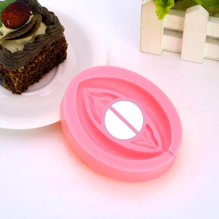 

Sexy Silicone Mold Novelty Women Genital Shape Chocolate Mold Fondant Cake Decoration Baking Tools For Valentine's Day