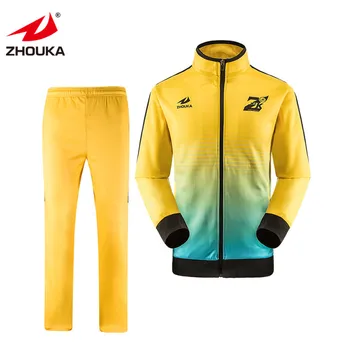 yellow jogging suit