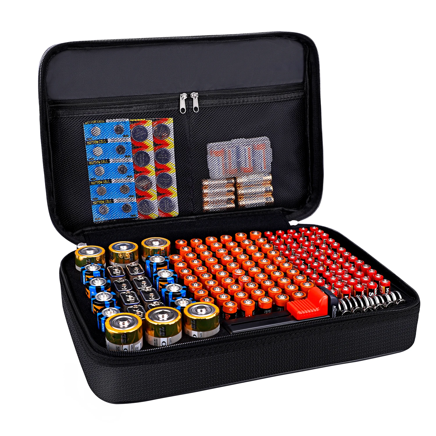 Battery Organizer - Fireproof & Waterproof Storage Case