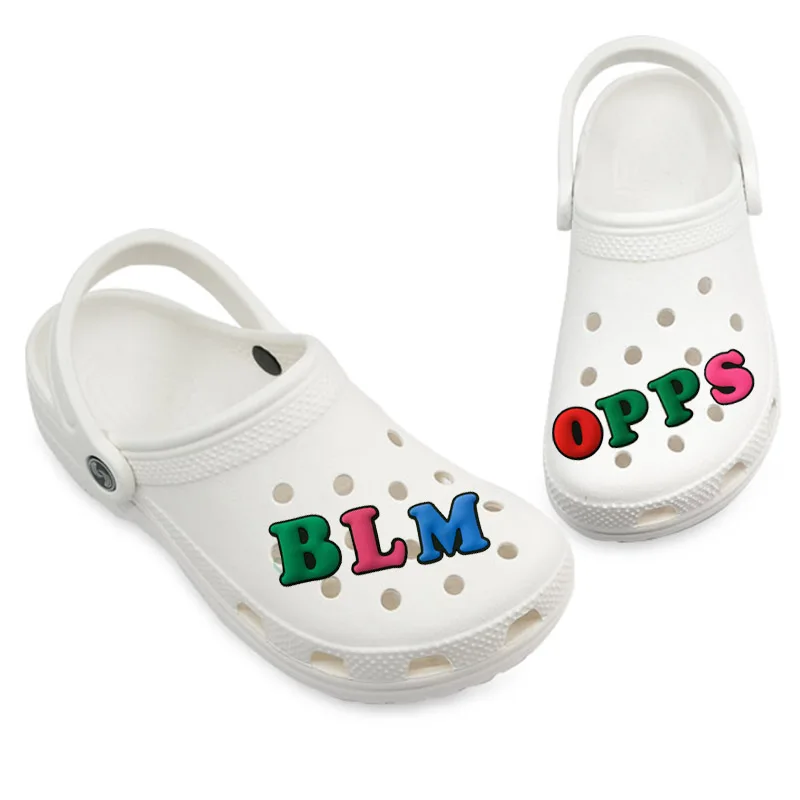 

1pcs colorful letters wholesale soft pvc shoe charms clog shoelace charms/shoe decorations/shoe charms Via DHL/Fedex