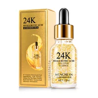 

Free Shipping Private label Moisturizing hyaluronic acid whitening 24k gold anti-aging skin care vitamin C face serum