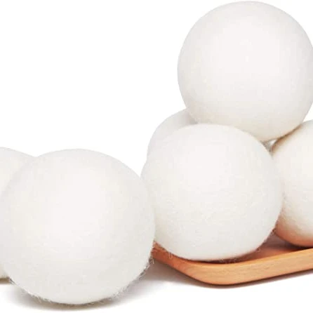 

100% Organic Zealand Dryer Natural Fabric Softener Healthy Laundry Life 4 pack XL wool dryer balls, Customized color