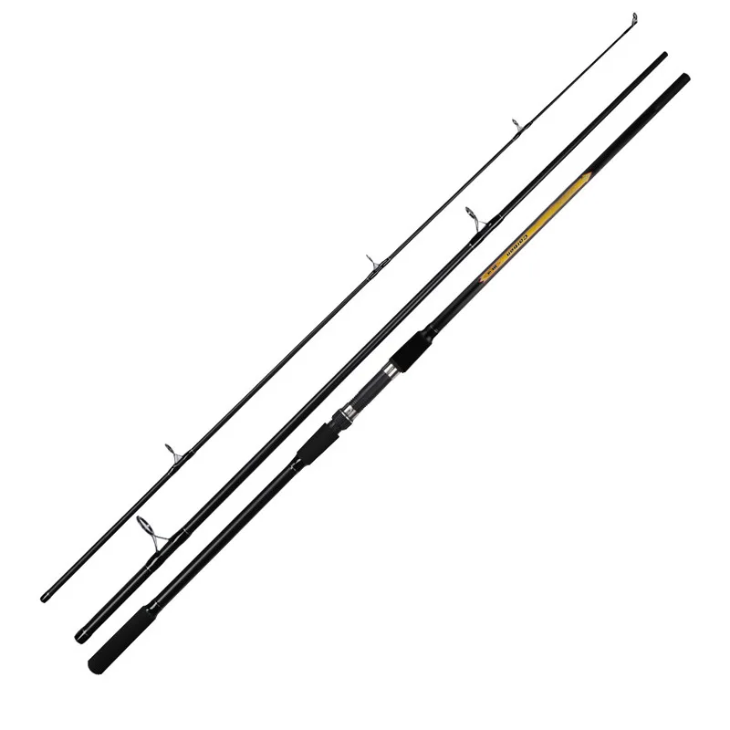 

Jetshark High Carbon Fiber 3 Sections Ocean Carp Fishing Rod 3.3m/3.6m/3.9m Smooth Guide Ring Surf Fishing Rod