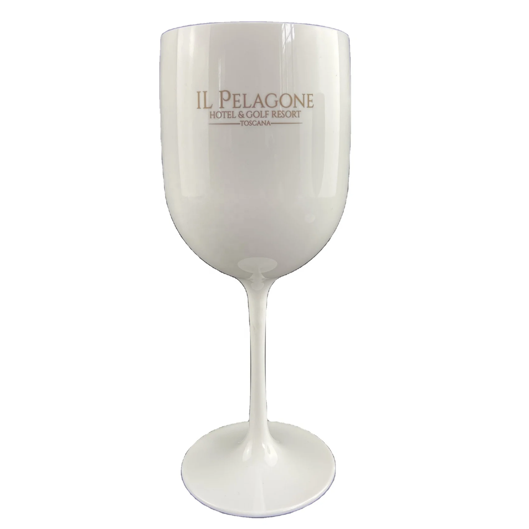 

Unbreakable Plastic Wine Glass Party Wedding Champagne Flute Goblet Cocktail Cup, Customized