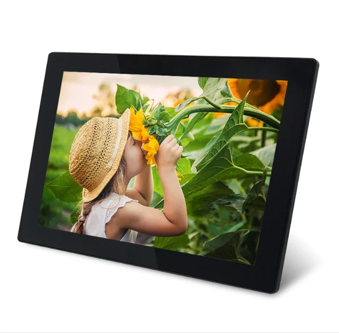 

10.1 Inch LCD Digital Photo Frame Graphics Cards smart cloud photo album Using USB & SD