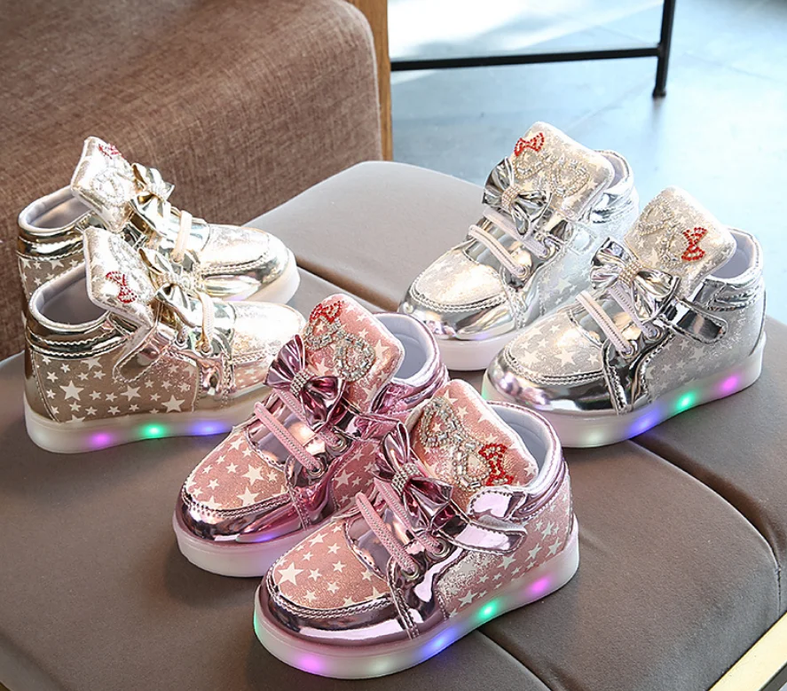 

new arrivals led light causal shoes with many colors for boy and girl