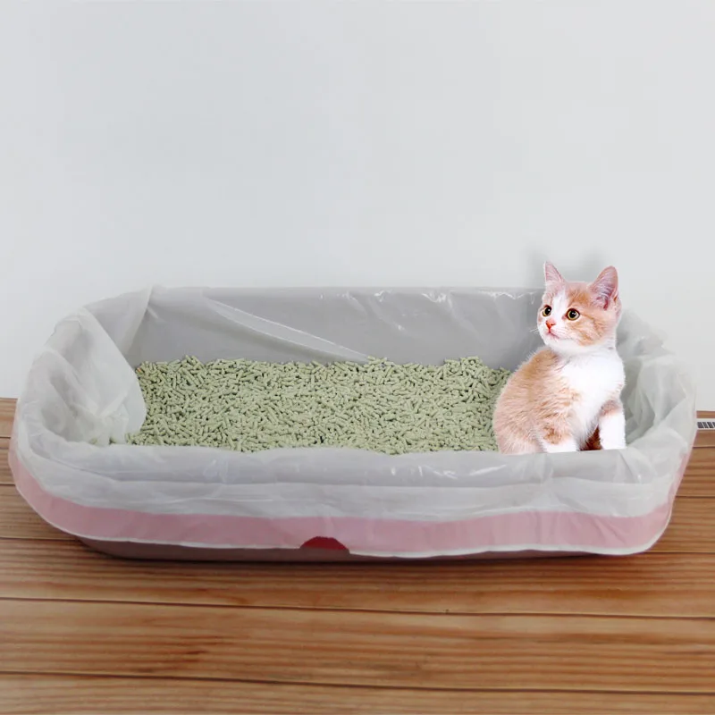 100plastic Waterproof Disposable Cat Litter Liners Bag Buy