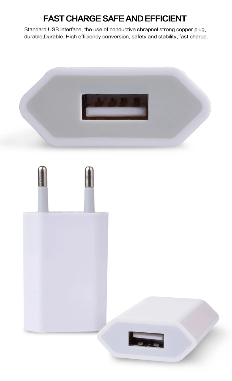 5V 1A EU/US Plug USB Wall AC Power Adapter Travel Charger For Iphone Samsung Charger Phone