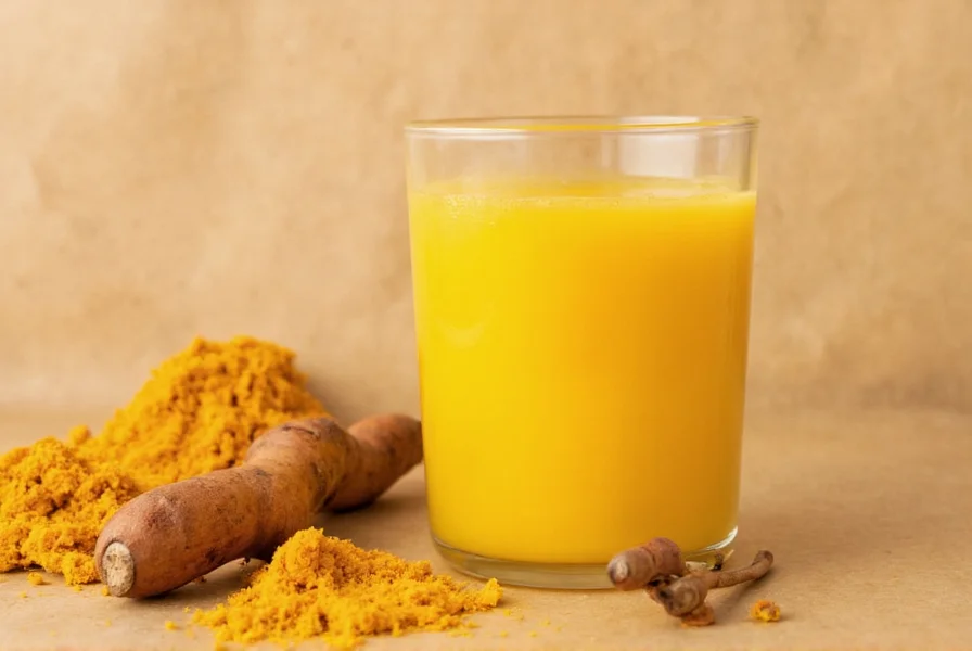 Turmeric juice preparation ingredients