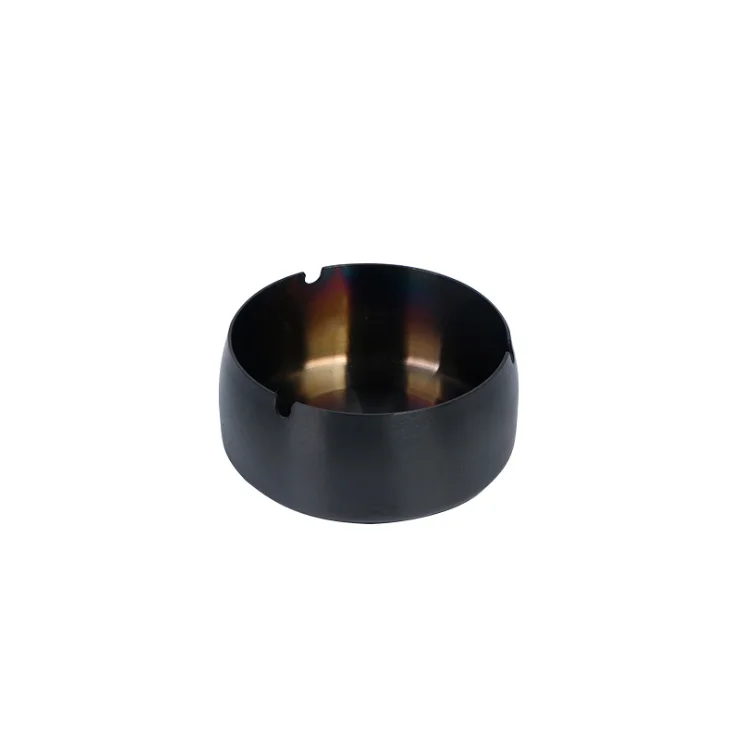 

Stainless Steel Unbreakable Modern Smoking Ashtray For Bar Ktv Or Hotel Use, Sliver,gold,rose gold,black