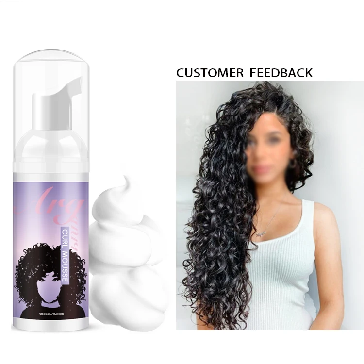 

Private label Molding shaping hair styling foam mousse for 4C hair braids and twist lock