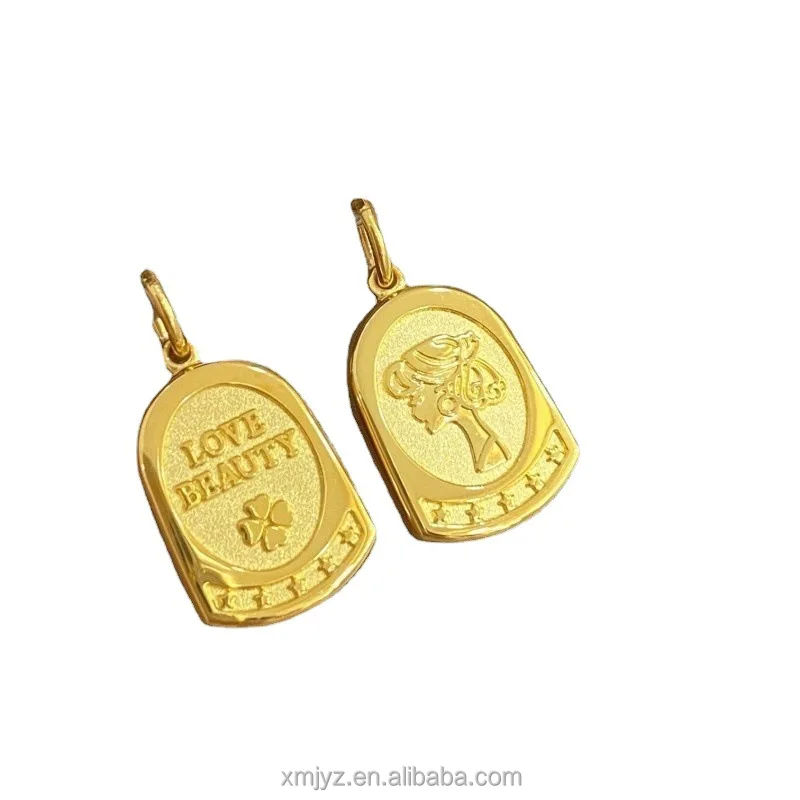 

Certified In Stock Wholesale 5G Gold Pendant Pure Gold 999 Women's New Fashion Pendant 24K Pure Gold Women's Pendant