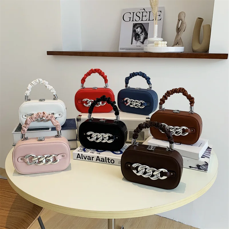 

New arrivals Hot Sell Chain Purses Woman Luxury Box Handbags Lady Fashion Hand Bags For Girls