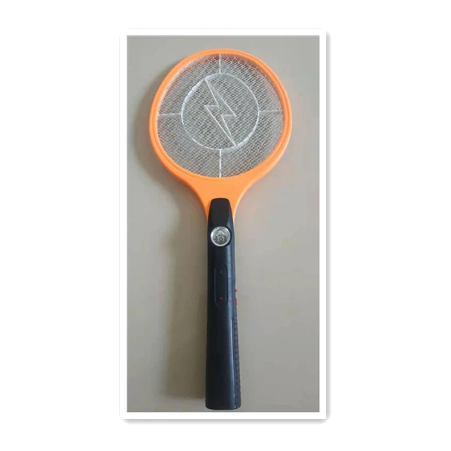

Rechargeable by plug in Electric Mosquito Killer Lamp Swatter Racket with Led Light