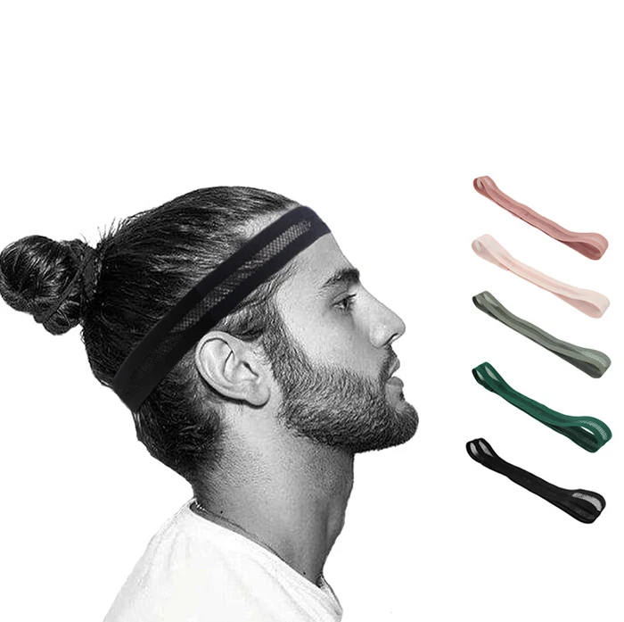 

Women men breathable hot sale low price non-slip outdoor sports yoga basketball custom sweatband headband