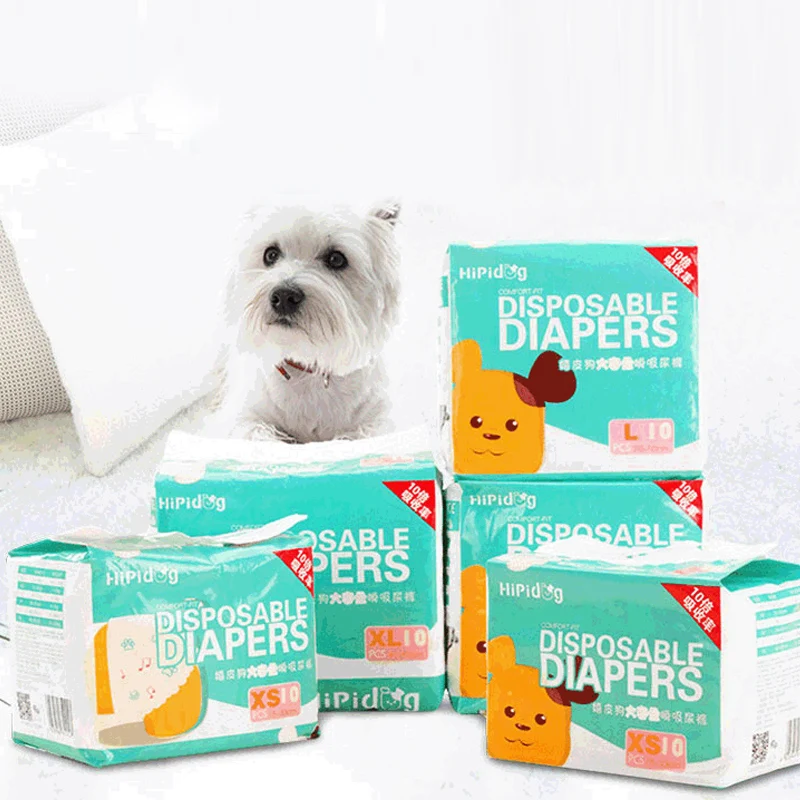 

Manufacturer Wholesale Disposable Pet Diaper Supply Super Absorbent Soft Disposable Female And Male Dog Diapers