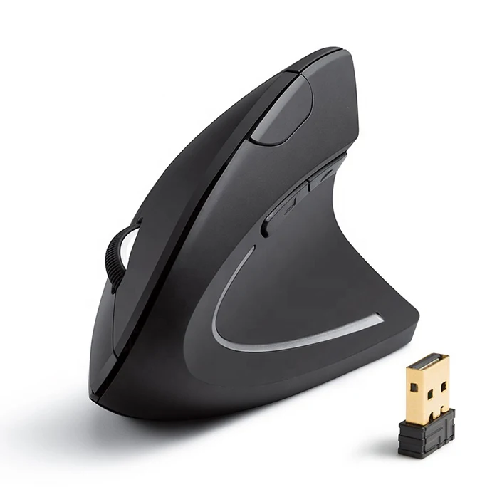 2.4G Computer Wireless Vertical Ergonomic PC Gaming Mouse Mice