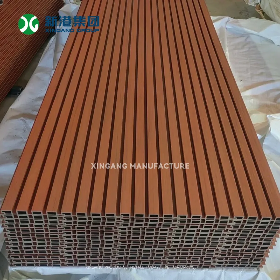 WPC Panels Terracotta Stack