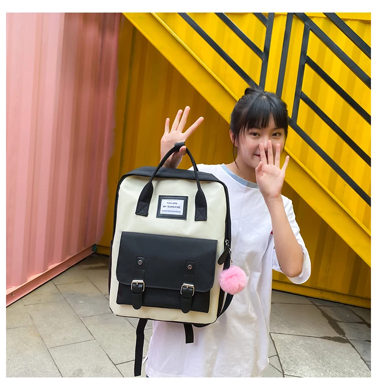 

Customized Amazon designer mother bag large capacity cheap nylon travel computer male and female student school bag backpack