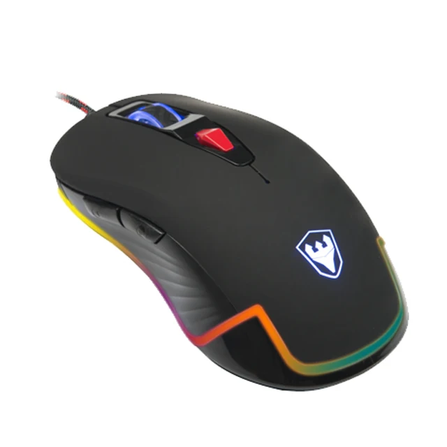 

SATE( A-94) low MOQ wholesale factory price New Hot Selling high quality RGB Wired 6d Gaming Mouse for pc notebook, Balck