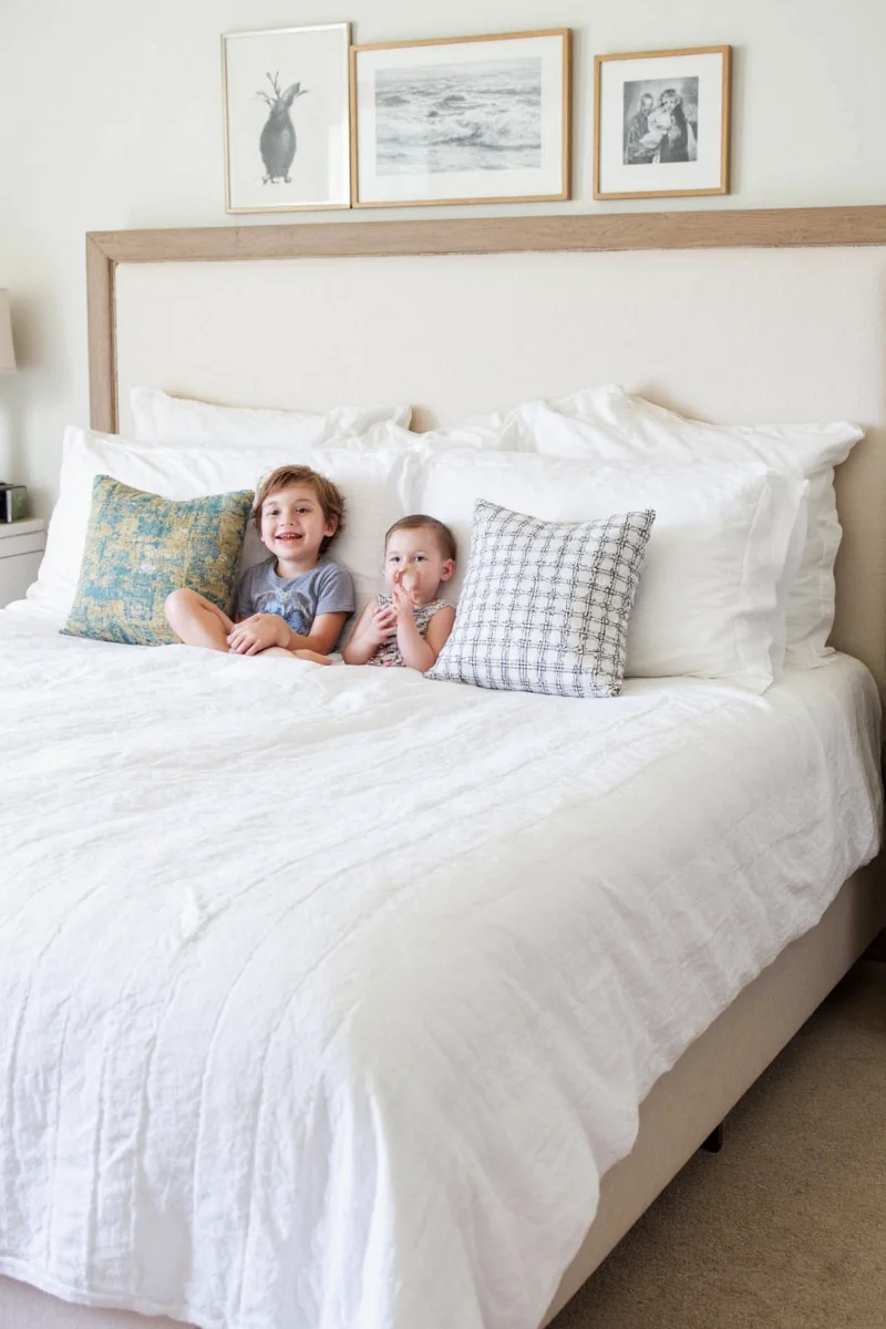 how to tame a messy bed 7 family friendly home decor tips for a cozy yet organized bedroom