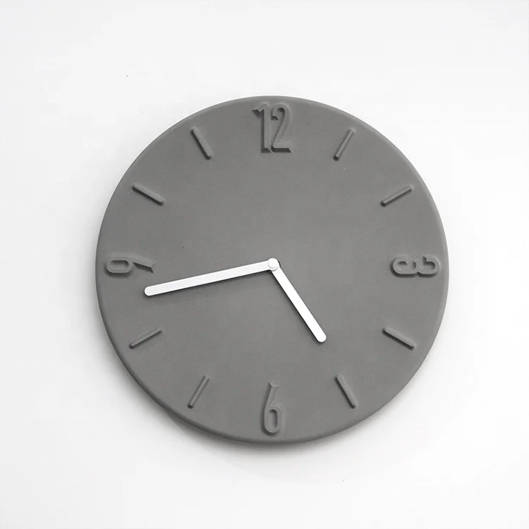 

Home kitchen digital design watch wall watch clock home wholesale manufacturer luxury modern wall clock decor, Gray ,customized color