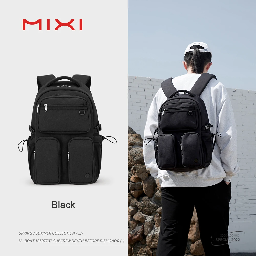 

Mixi Travel Laptop Backpack Causal Anti Theft Slim Durable Laptops Backpack Water Resistant Nylon College Backpacks