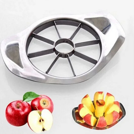 

Amazon Hot Selling Stainless Steel Apple Fruit Splitting Peeling Cutter Fruit Opener Spot, Silver