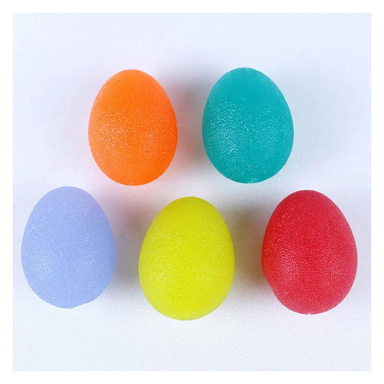

Finger Massage Silicone Fitness Relief Exercise Egg-shaped Grip Strength Balls
