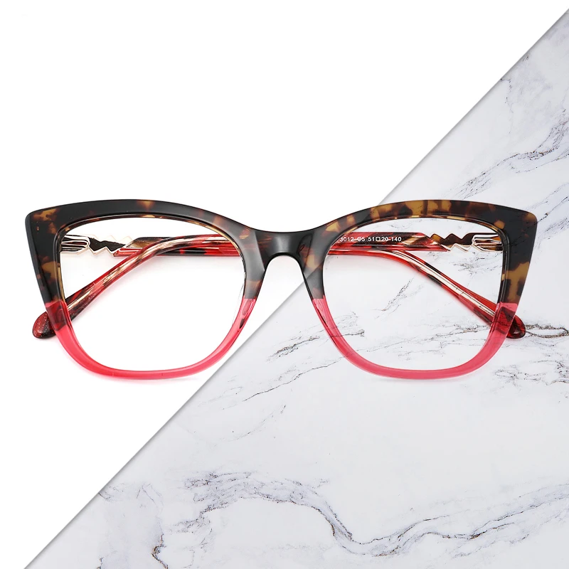 

Diamond Women's Eyeglasses With Frame Acetate Prescription Glasses High Quality Female Decorative Glasses Grade Optical Eyewear