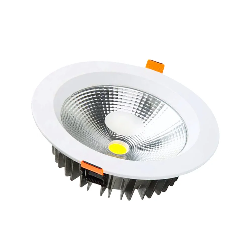 COB 3W 5W 7W 10W 12W 15W 18W 20W 30W Indoor Supermarket Hotel Hgih Quality Ceiling Fixture LED Down light