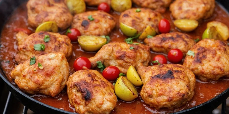 International variations of tandoori chicken served side by side