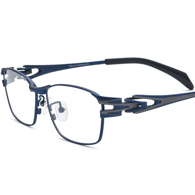 Pure Titanium Glasses Frame Prescription Eye Glasses for Men Square Eyeglasses Myopia Optical Eyewear
